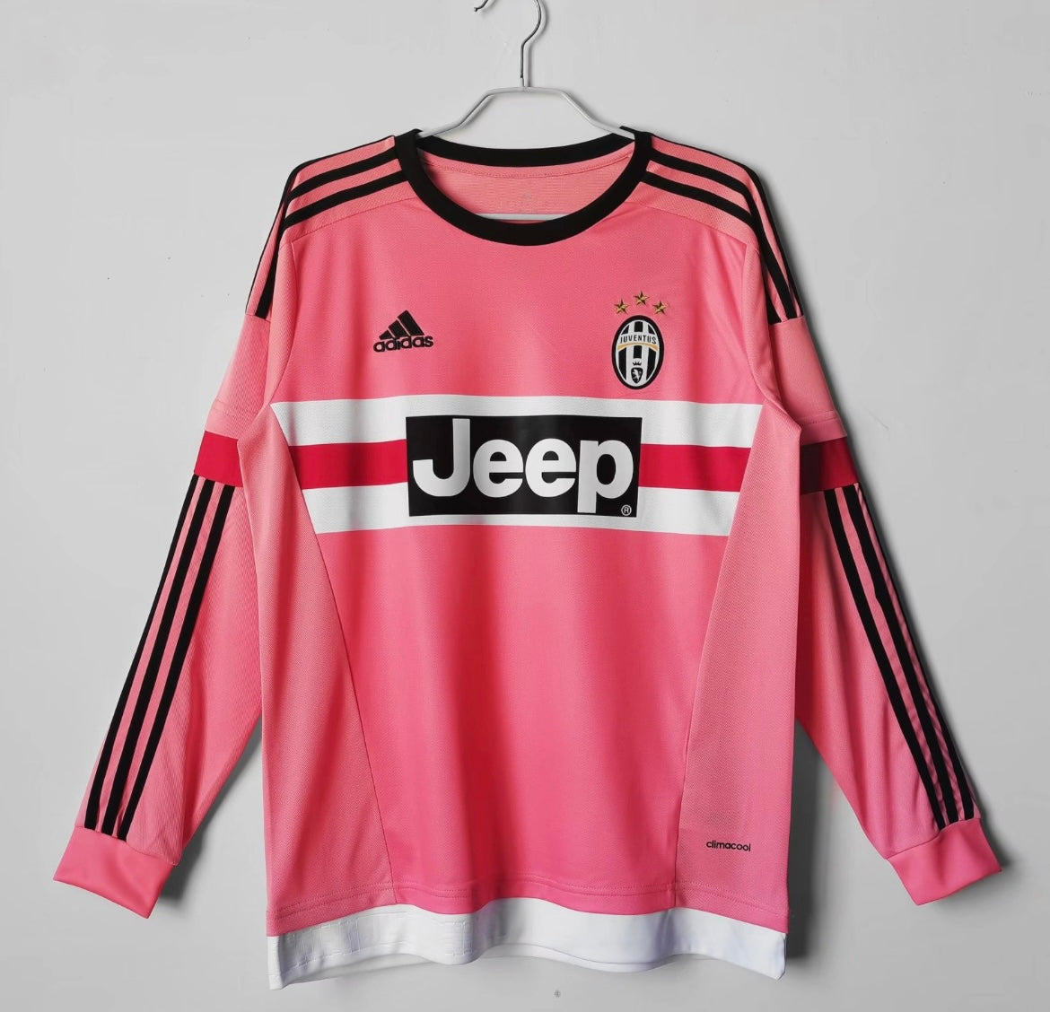 Maillot Rétro Juventus 2015-16 Extérieur Manches Longues