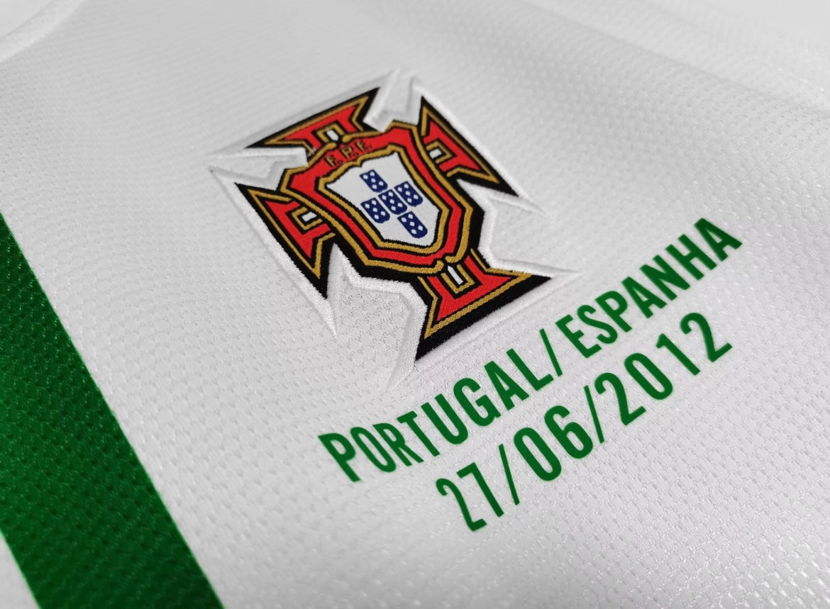 Maillot Rétro Portugal 2012 Extérieur Manches Longues
