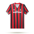Maillot Rétro AC Milan 1988-89 Domicile
