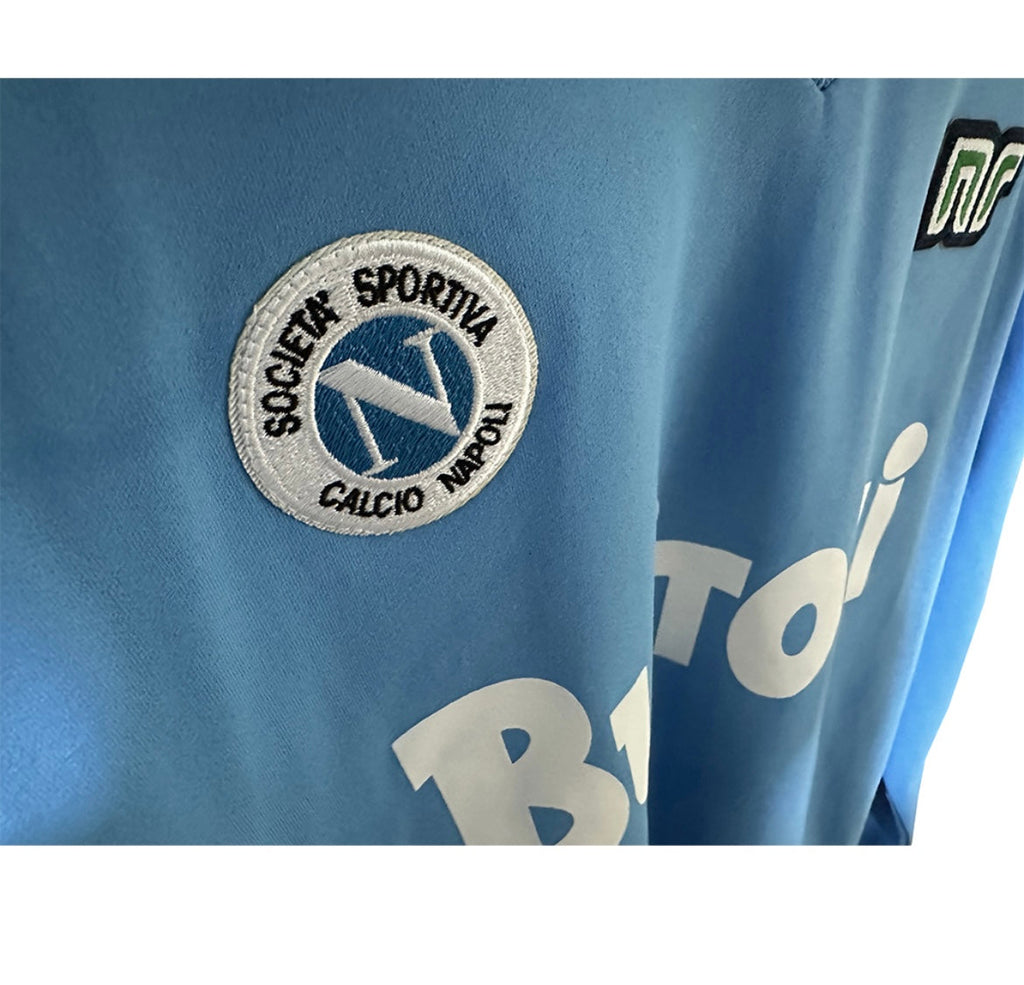 Maillot Rétro Naples 1986-87 Domicile Manches Longues