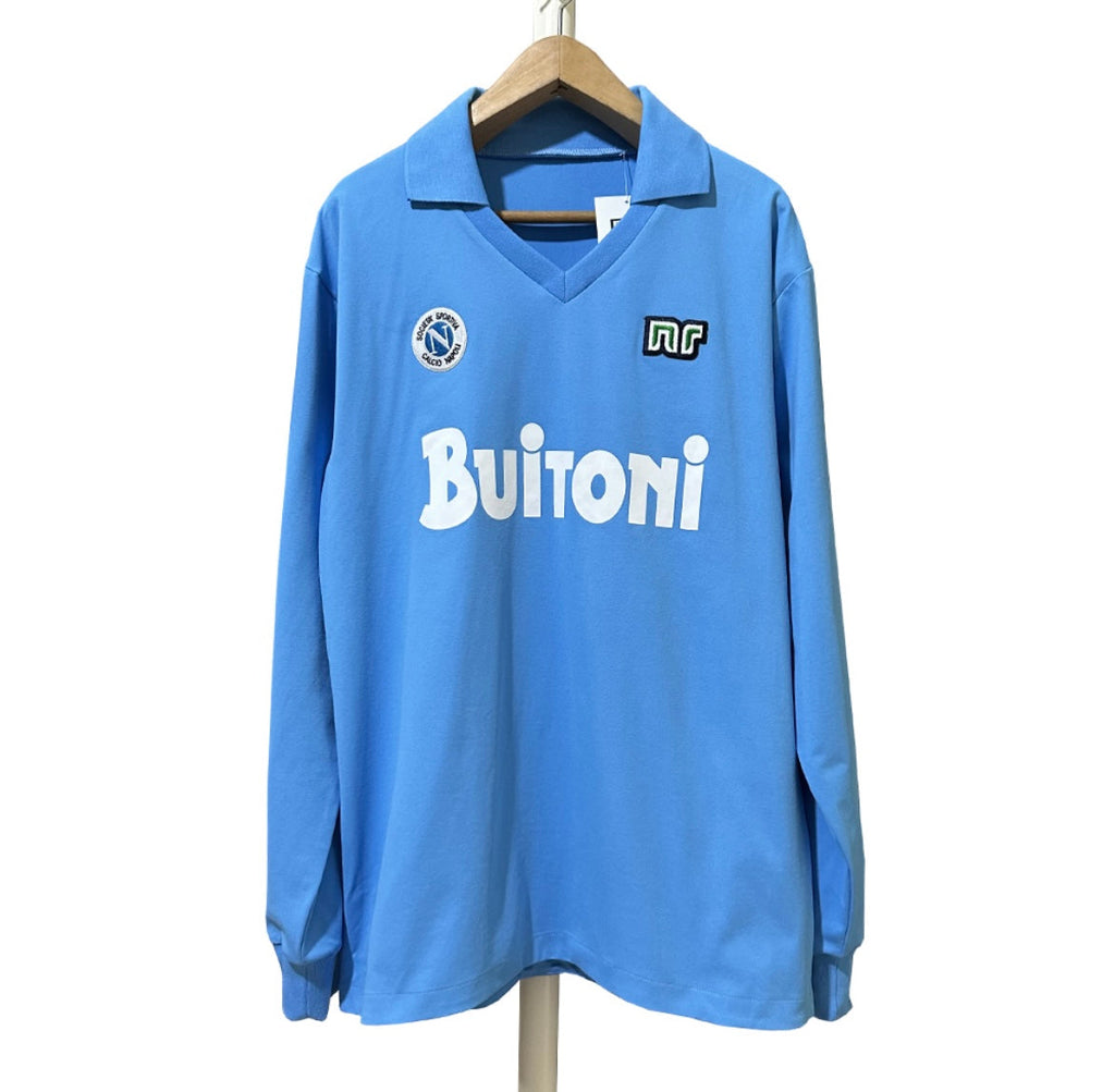 Maillot Rétro Naples 1986-87 Domicile Manches Longues