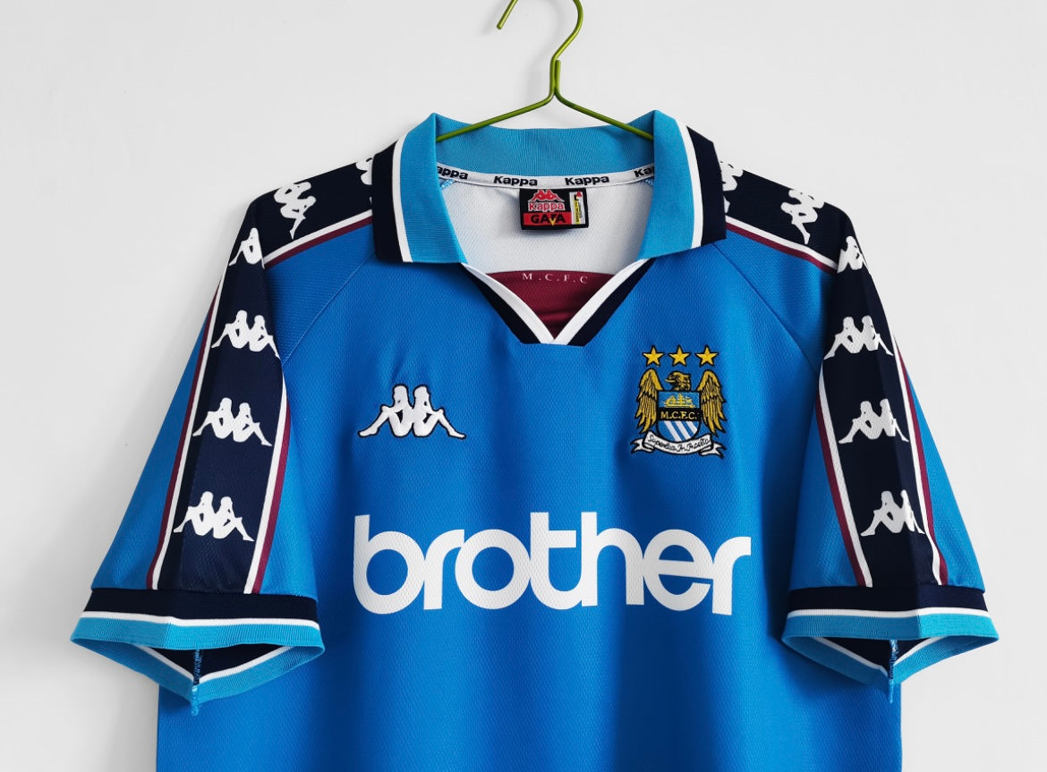 Maillot Rétro Manchester City 1997-98 Domicile