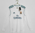 Maillot Rétro Real Madrid 2017-18 Domicile Manches Longues