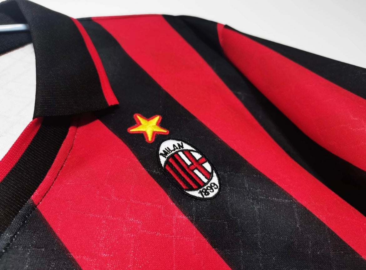 Maillot Rétro AC Milan 1995-96 Domicile