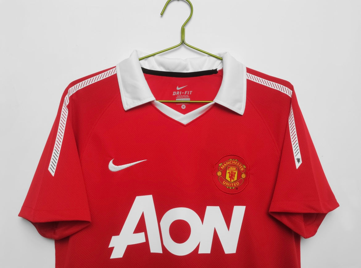 Maillot Rétro Manchester United 2010-11 Domicile