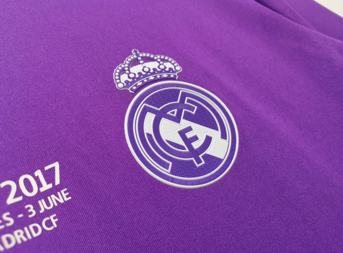 Maillot Rétro Real Madrid 2016-17 Extérieur Manches Longues