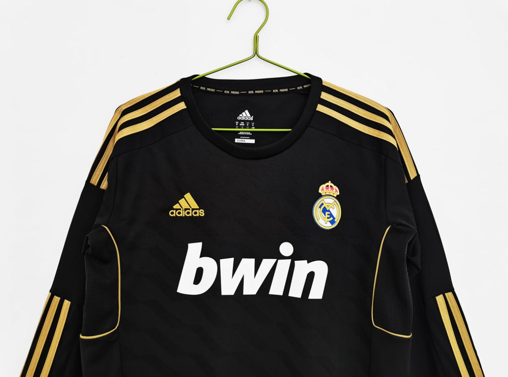 Maillot Rétro Real Madrid 2011-12 Extérieur Manches Longues