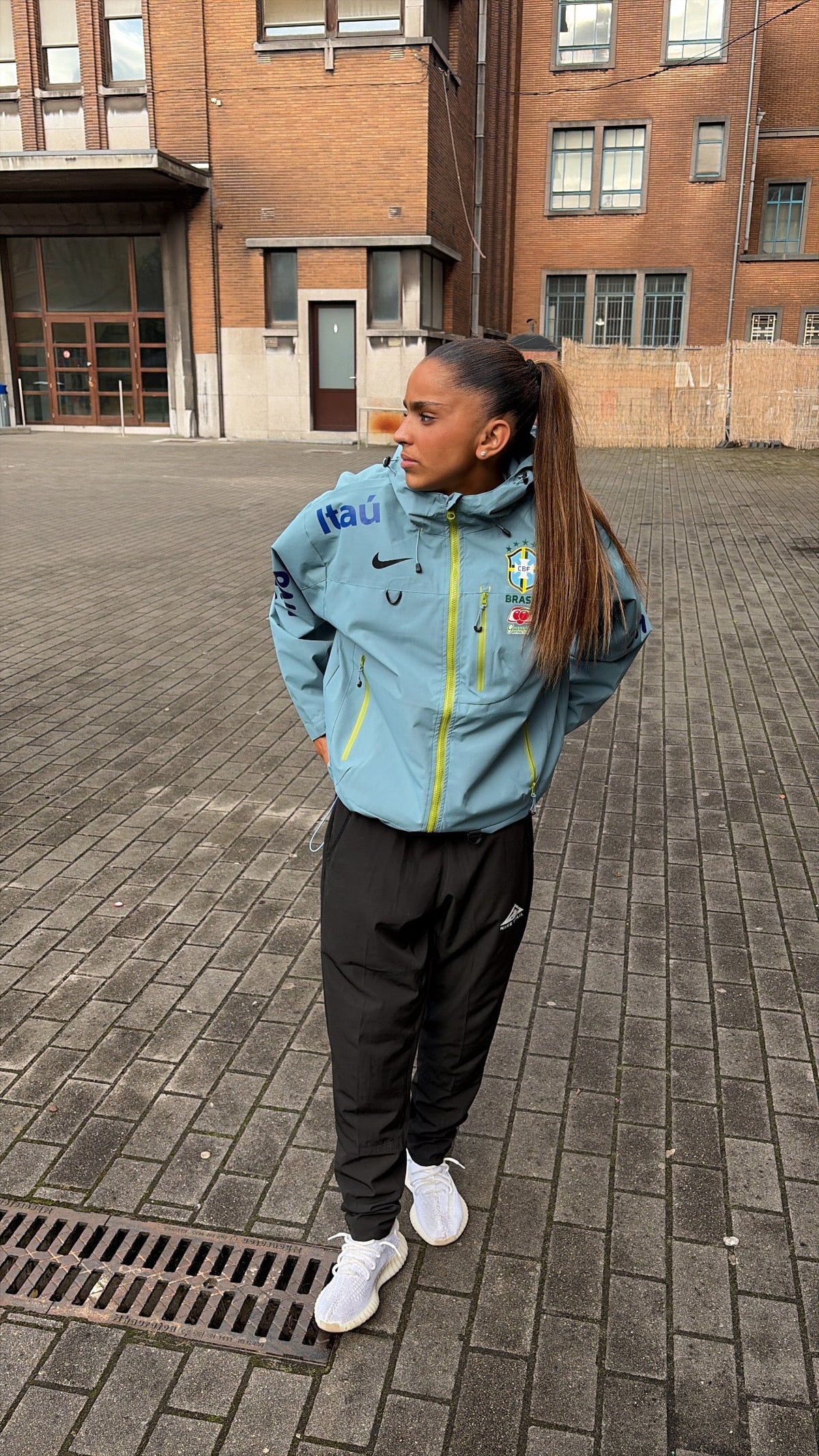 Veste Imperméable Brésil – Bleu Royal | GoalKits