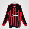 Maillot Rétro AC Milan 2006-07 Domicile Manches Longues