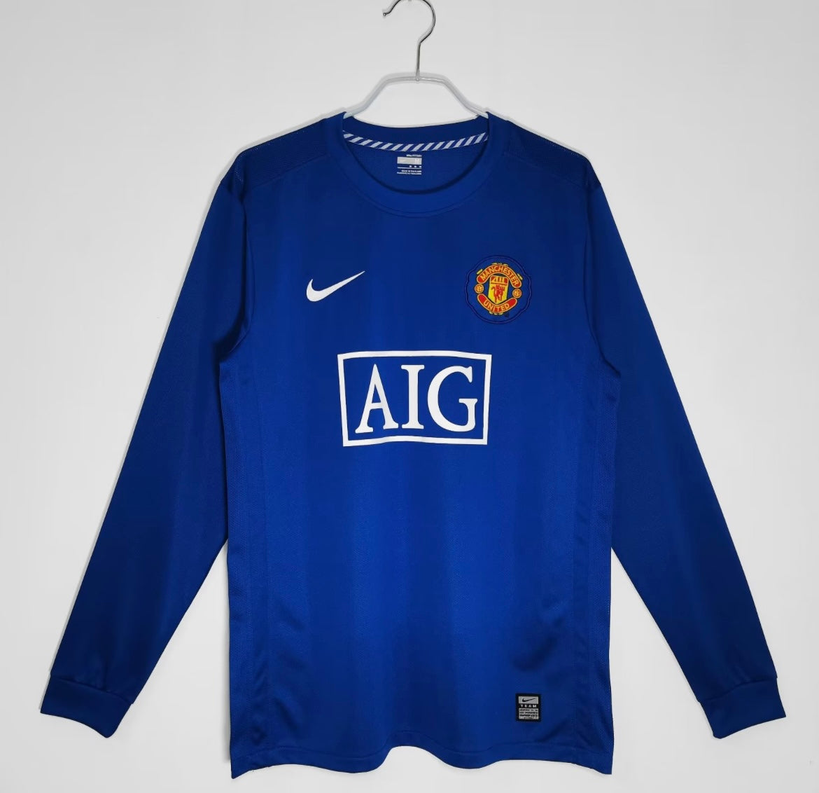 Maillot Rétro Manchester United 2007-08 Third Manches Longues