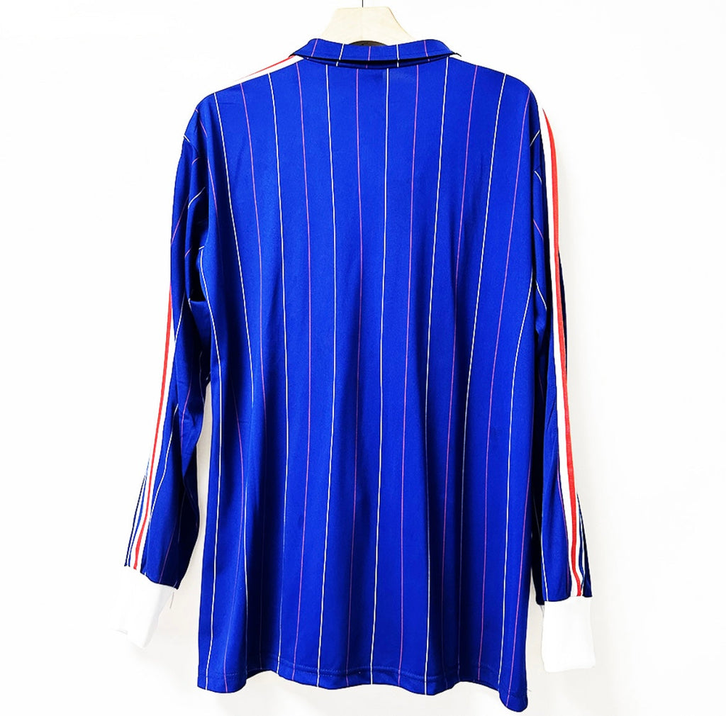 Maillot Rétro France 1980 Domicile Manches Longues