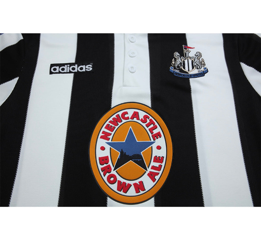 Maillot Rétro Newcastle 1995-96 Domicile Manches Longues