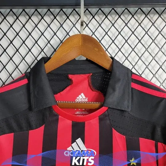 Maillot Rétro AC Milan 2007-2008 Manches Longues