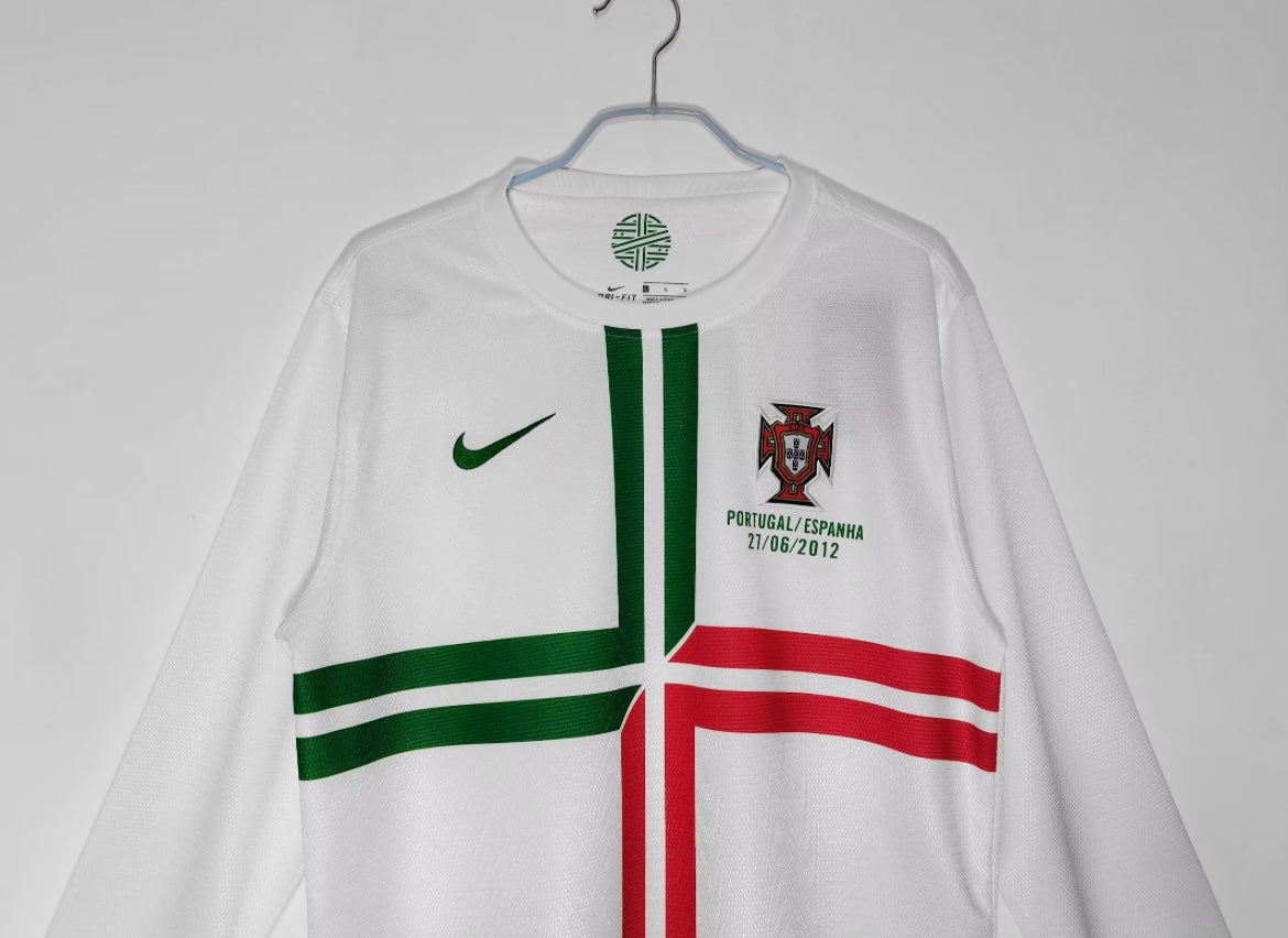 Maillot Rétro Portugal 2012 Extérieur Manches Longues