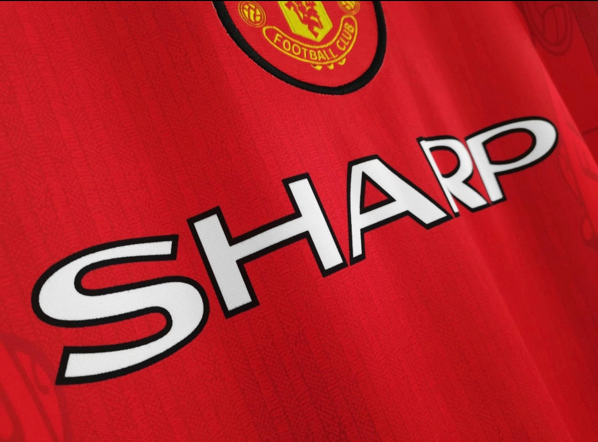 Maillot Rétro Manchester United 1996-97 Domicile