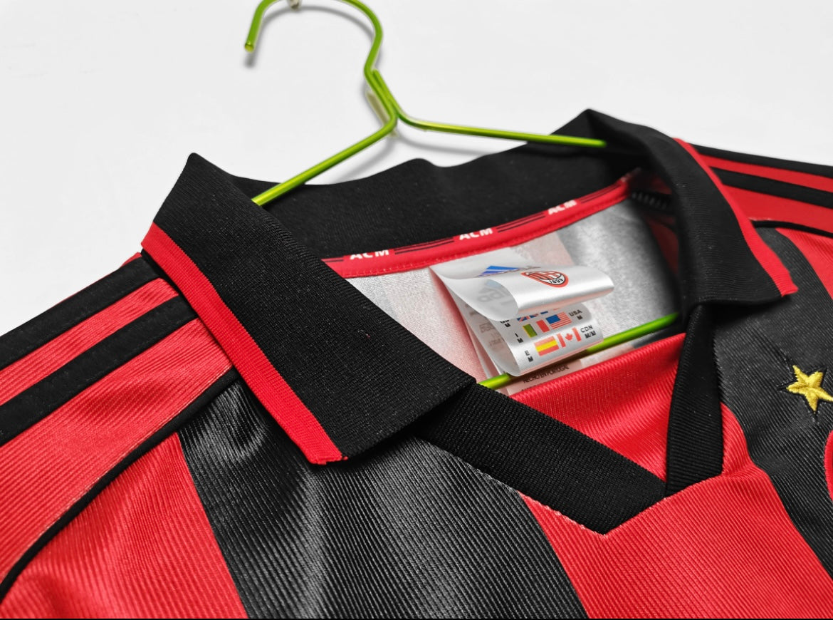 Maillot Rétro AC Milan 1998-99 Domicile