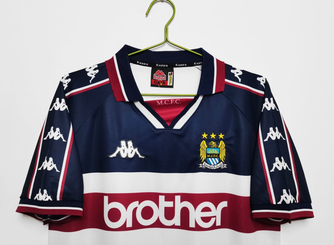 Maillot Rétro Manchester City 1997-98 Extérieur