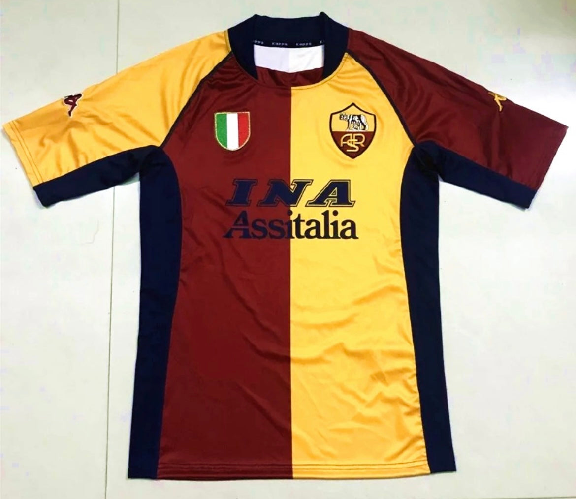 Maillot Rétro AS Roma 2001-02 Domicile