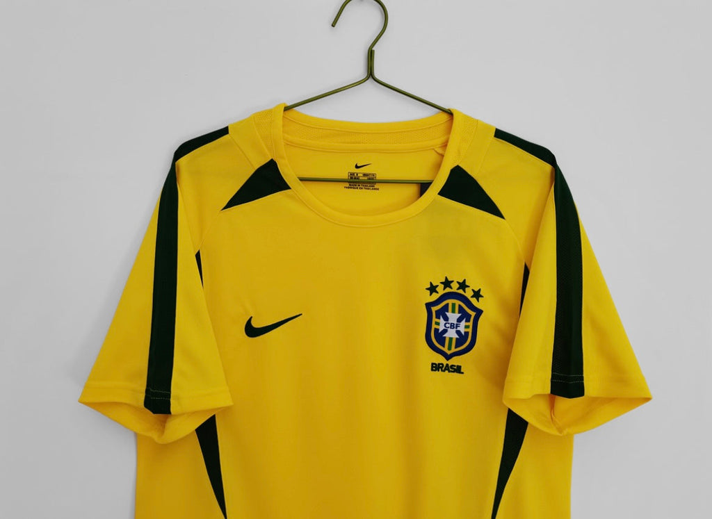 Maillot Rétro Brésil 2002 Domicile