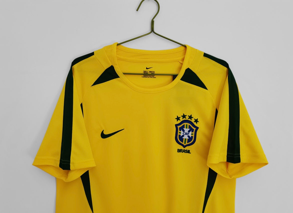 Maillot Rétro Brésil 2002 Domicile