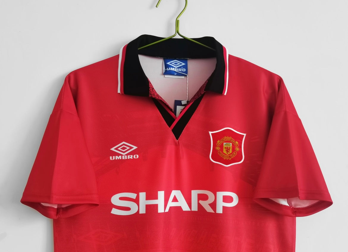 Maillot Rétro Manchester United 1994-95 Domicile