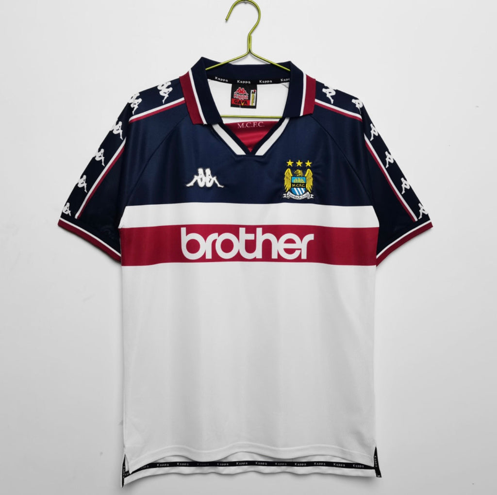 Maillot Rétro Manchester City 1997-98 Extérieur