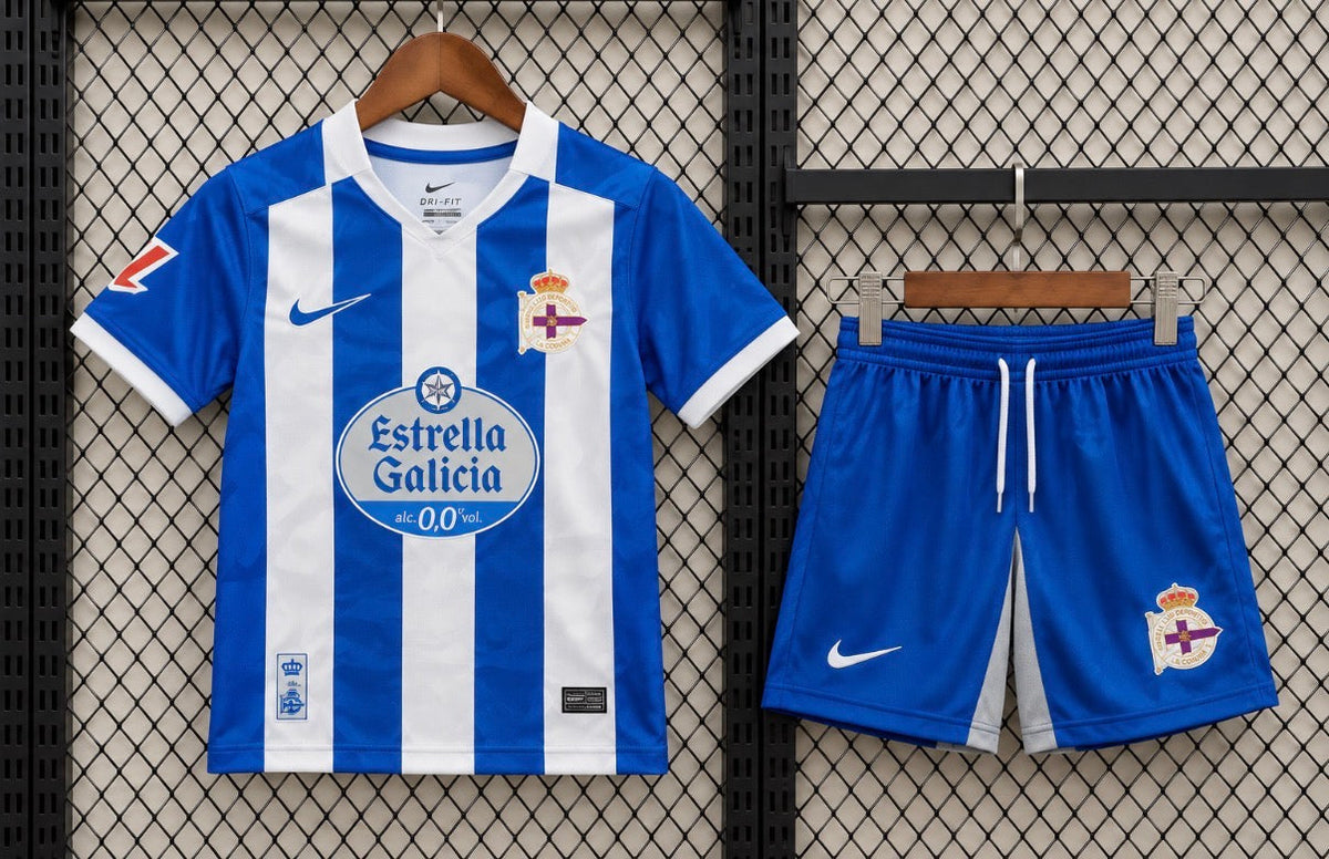 Kit Enfant Deportivo La Corogne 2026-27 Domicile
