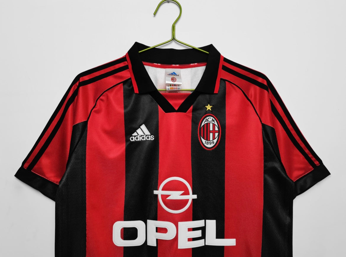 Maillot Rétro AC Milan 1998-99 Domicile