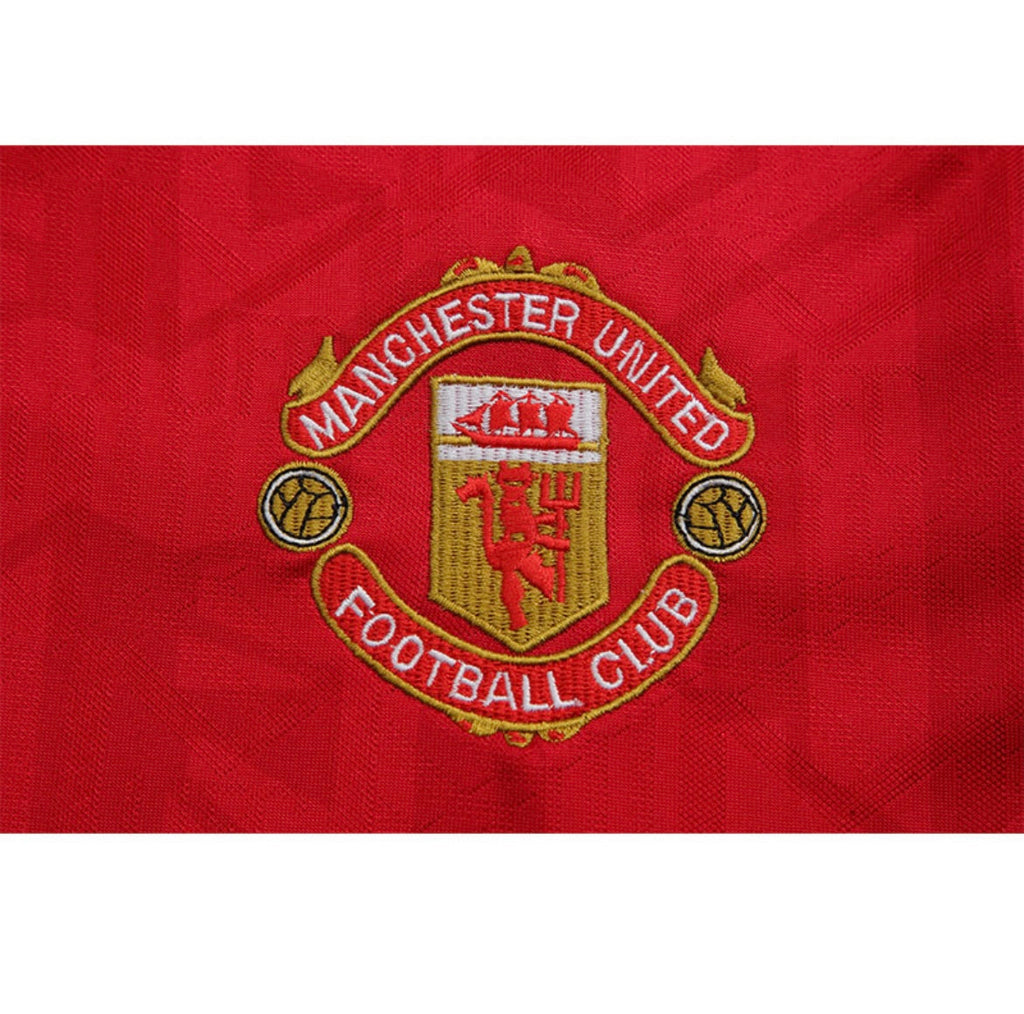 Maillot Rétro Manchester United 1992-93 Domicile Manches Longues