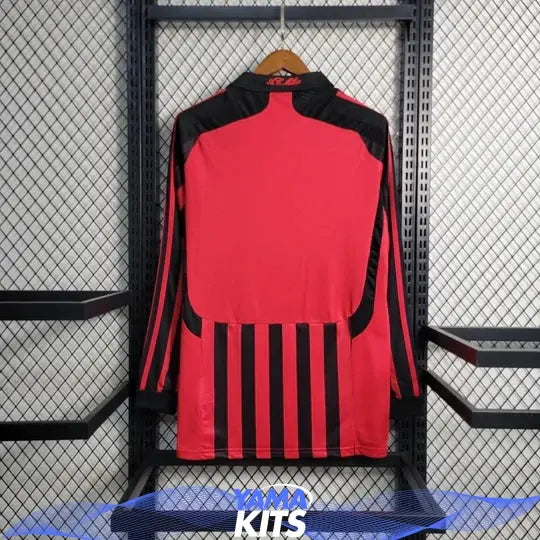 Maillot Rétro AC Milan 2007-2008 Manches Longues