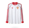 Maillot Rétro Manchester United 1990-91 Extérieur Manches Longues