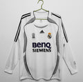 Maillot Rétro Real Madrid 2006-07 Domicile Manches Longues