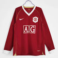Maillot Rétro Manchester United 2006-07 Domicile Manches Longues