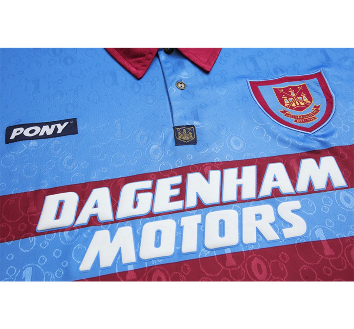 Maillot Rétro West Ham 1995-96 Extérieur