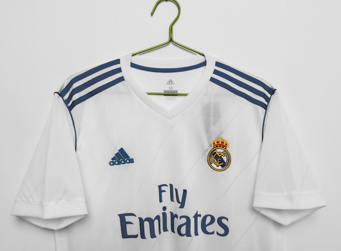 Maillot Rétro Real Madrid 2017-18 Domicile