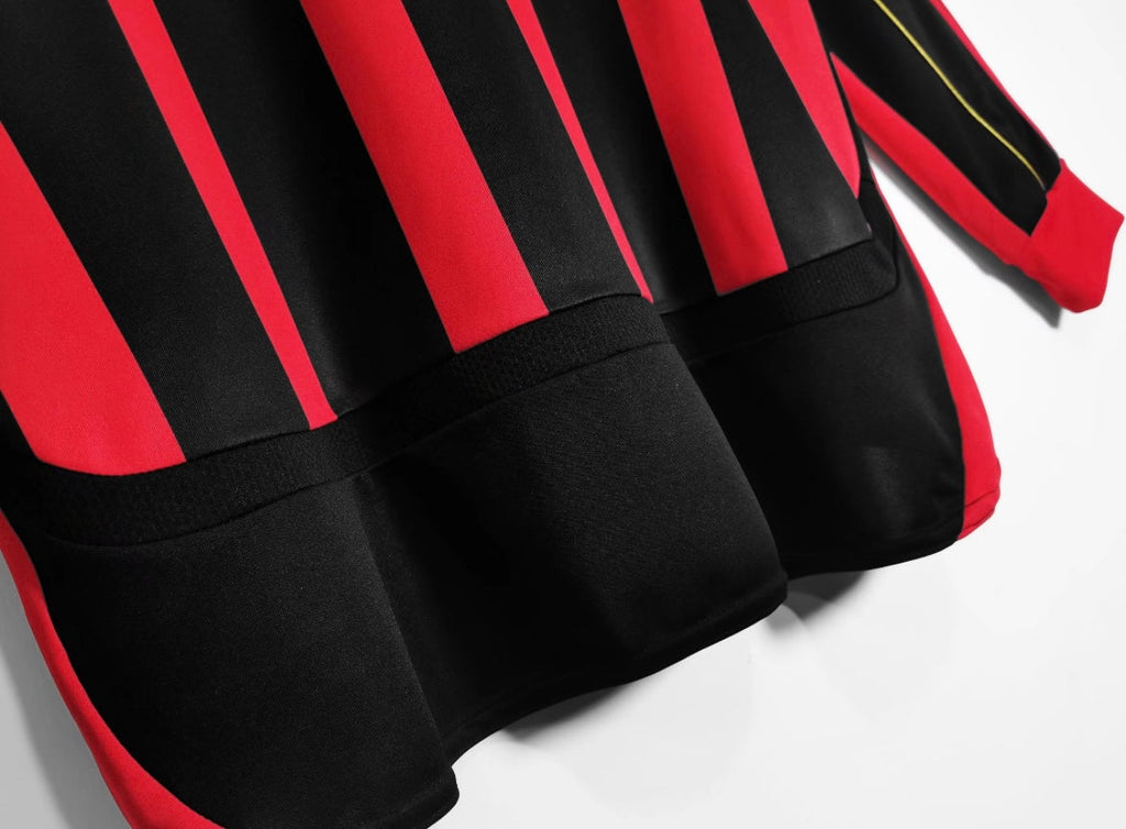 Maillot Rétro AC Milan 2006-07 Domicile Manches Longues