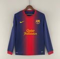 Maillot Rétro FC Barcelone 2012-13 Domicile Manches Longues