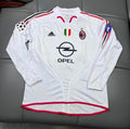 Maillot Rétro AC Milan 2004-05 Extérieur Manches Longues