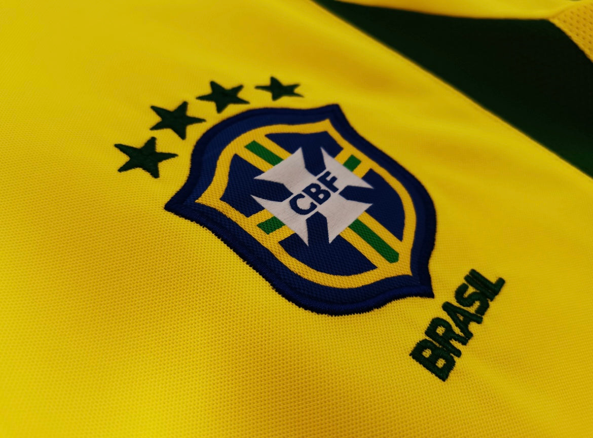 Maillot Rétro Brésil 2002 Domicile