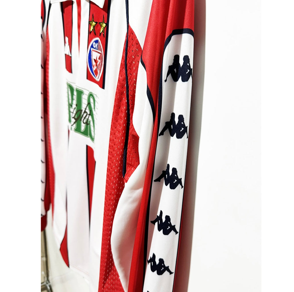Maillot Rétro Étoile Rouge de Belgrade 1999-00 Domicile Manches Longues
