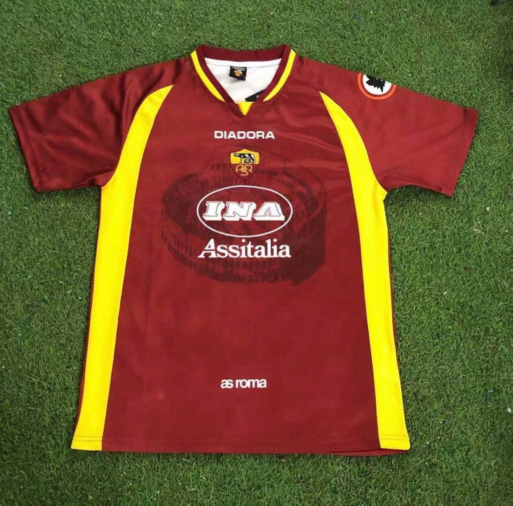Maillot Rétro AS Roma 1997-98 Domicile