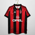 Maillot Rétro AC Milan 1998-99 Domicile