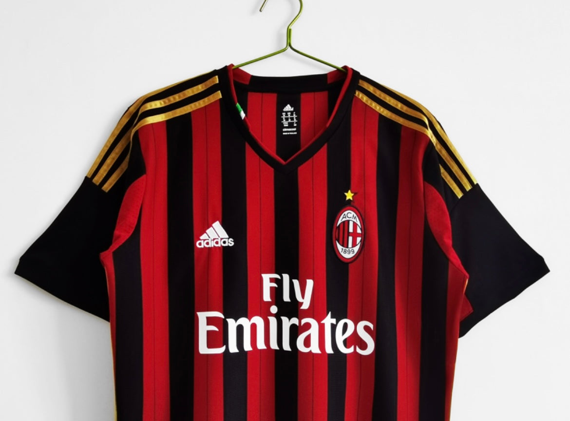 Maillot Rétro AC Milan 2013-14 Domicile