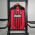 Maillot Rétro AC Milan 2007-2008 Manches Longues