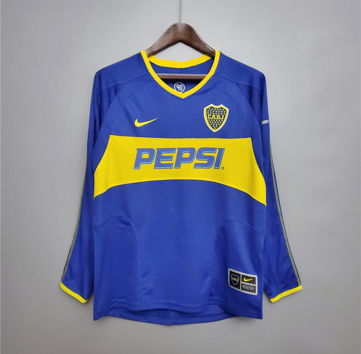 Maillot Rétro Boca Juniors 2003-04 Domicile Manches Longues