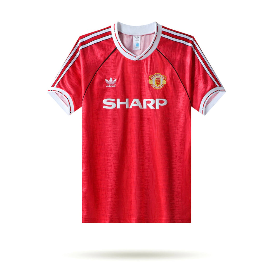 Maillot Rétro Manchester United 1990-91 Domicile