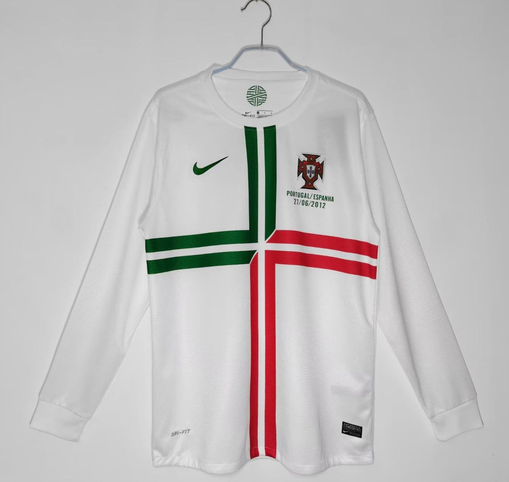 Maillot Rétro Portugal 2012 Extérieur Manches Longues