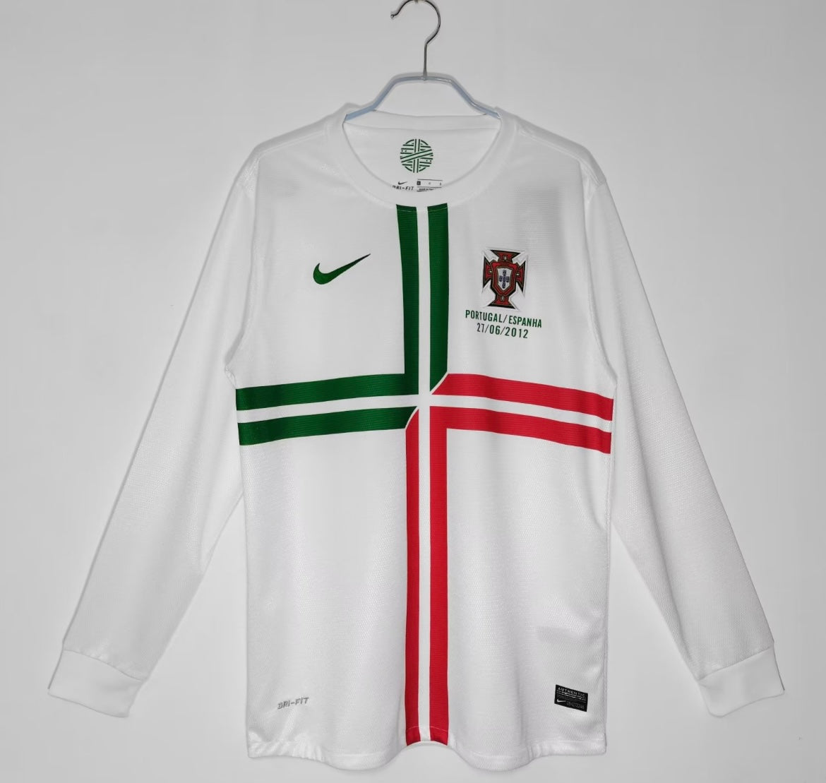 Maillot Rétro Portugal 2012 Extérieur Manches Longues