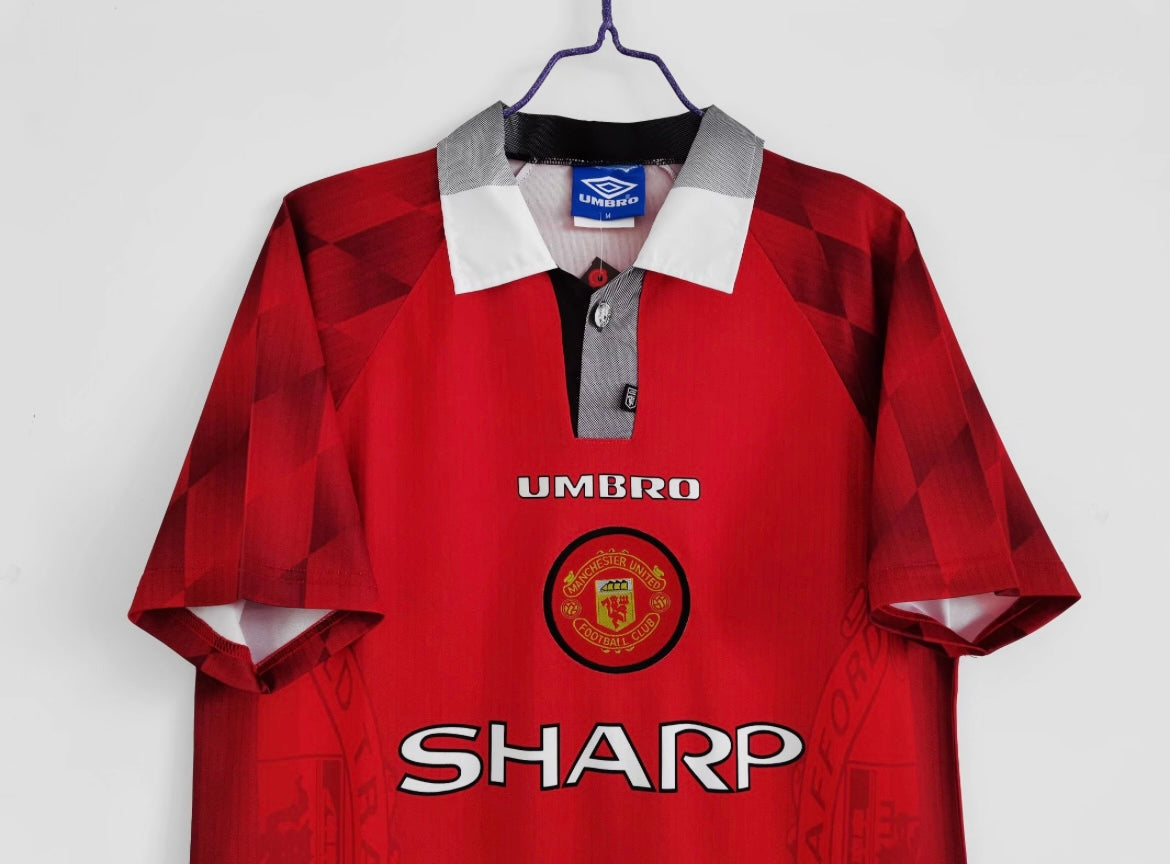 Maillot Rétro Manchester United 1996-97 Domicile