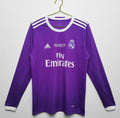 Maillot Rétro Real Madrid 2016-17 Extérieur Manches Longues